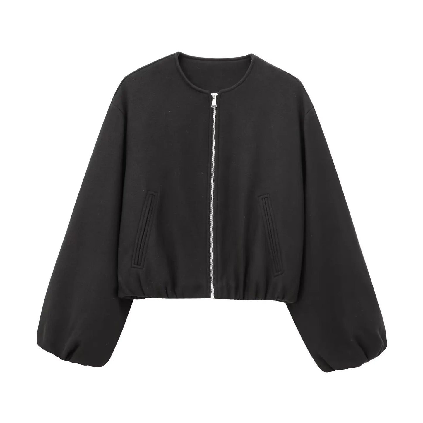 Blouson aviateur d'hiver Lisana pour femme | Zippé, style rétro 6