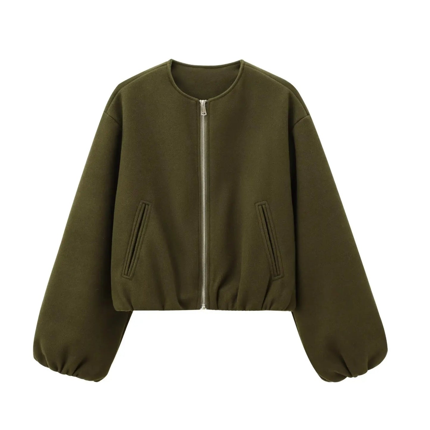 Blouson aviateur d'hiver Lisana pour femme | Zippé, style rétro 7