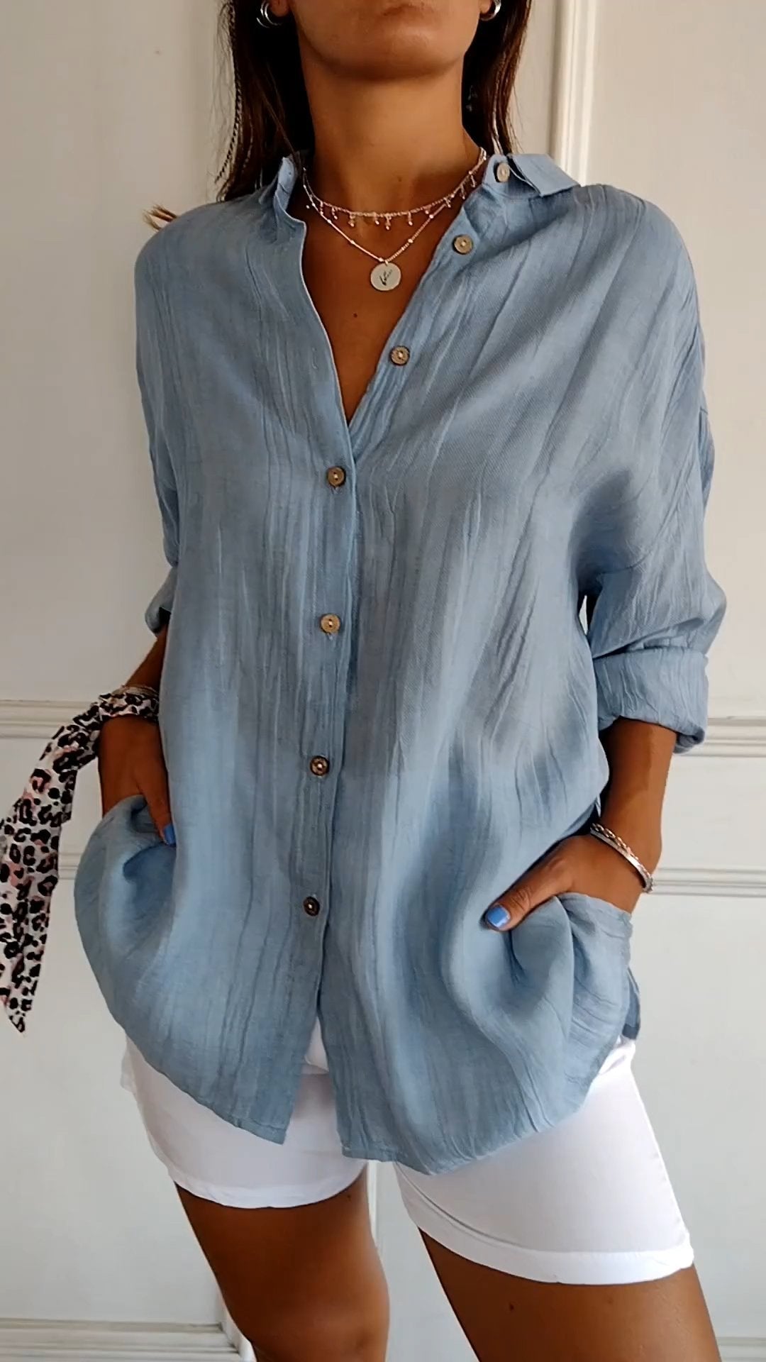 Chemise femme Dalia | Coton léger, style estival élégant 0