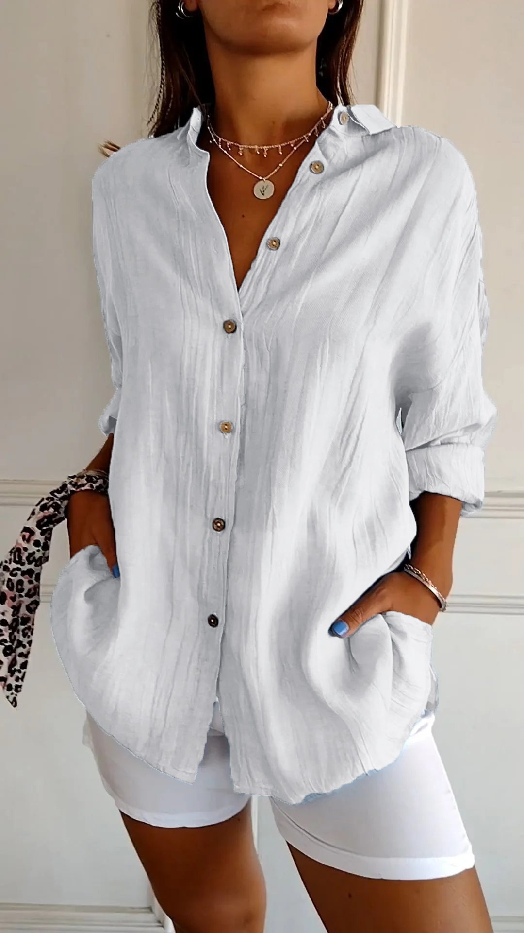 Chemise femme Dalia | Coton léger, style estival élégant 10