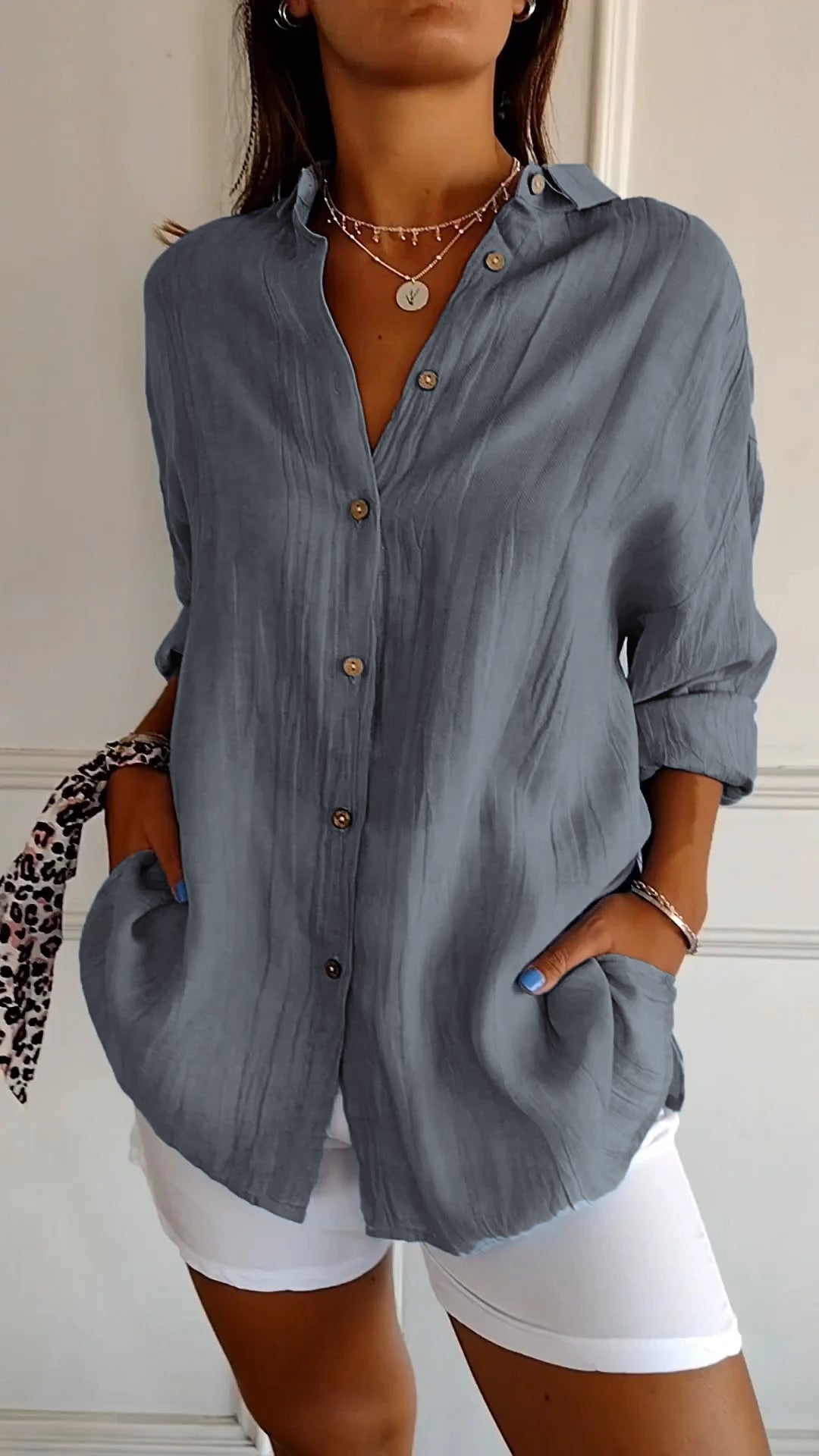 Chemise femme Dalia | Coton léger, style estival élégant 11