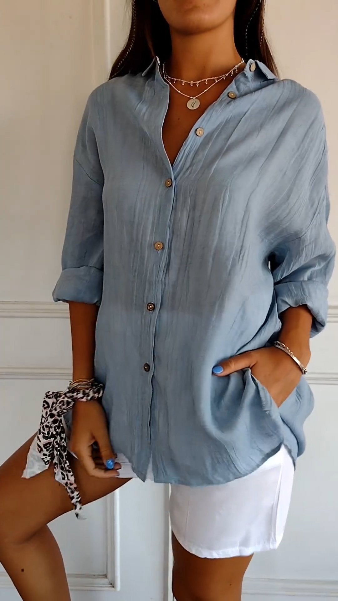 Chemise femme Dalia | Coton léger, style estival élégant 1