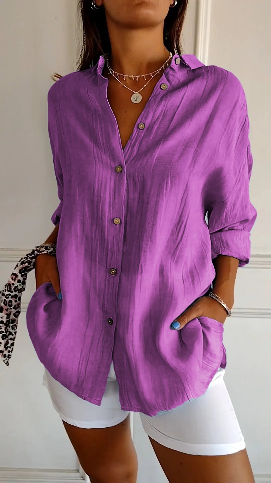 Chemise femme Dalia | Coton léger, style estival élégant 8