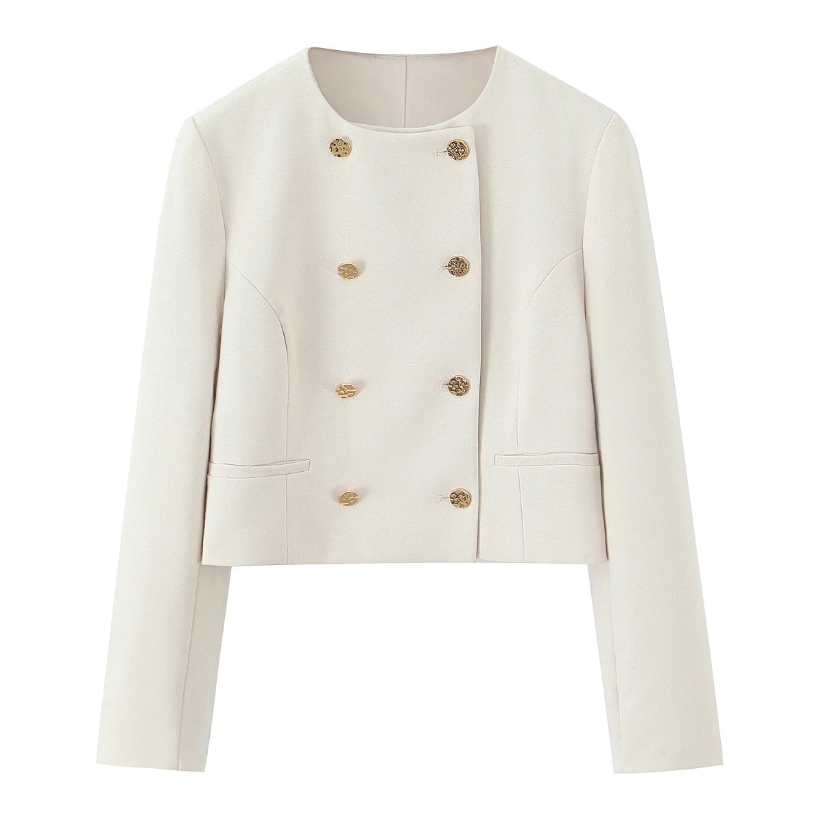 Ensemble blazer croisé Birgit pour femme | avec pantalon taille haute 3