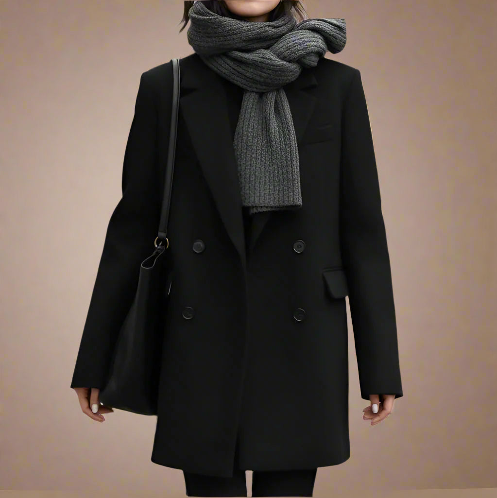 MANTEAU ALICIA – MI-LONG EN LAINE
