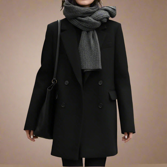 MANTEAU ALICIA – MI-LONG EN LAINE