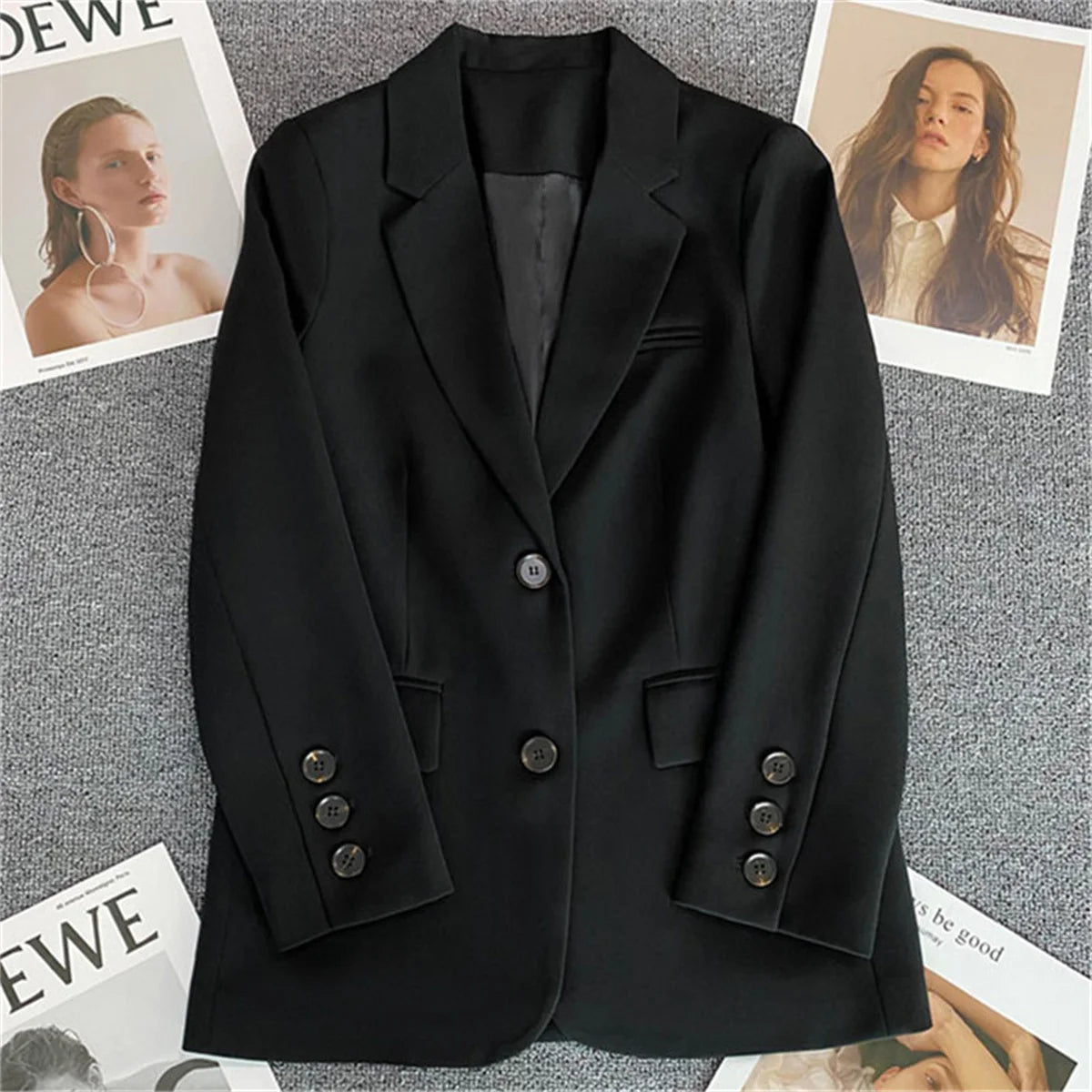 Liora Veste Femme Chic en Tissu Léger | Coupe Droite, Élégante, Polyvalente 6