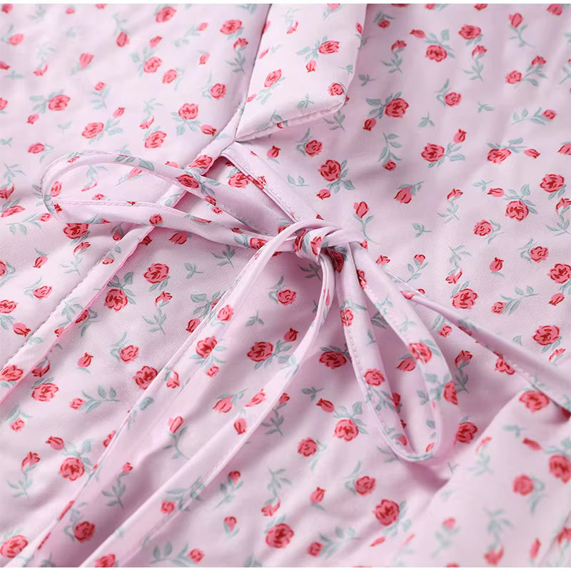 Veste matelassée Florina pour femme à imprimé floral | Parka à lacets 5