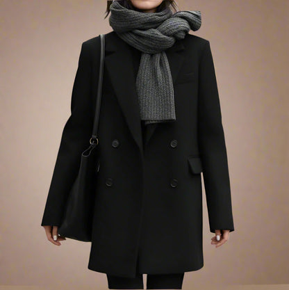 MANTEAU ALICIA – MI-LONG EN LAINE