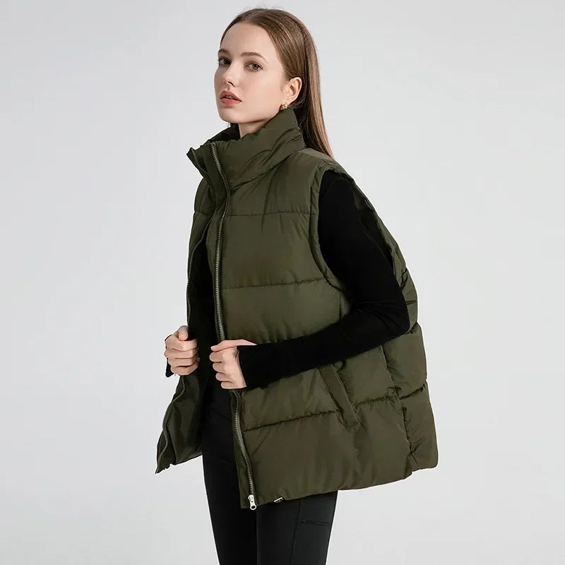 Gilet ample en duvet de canard Eilara pour femme | Chaud et hiver 3