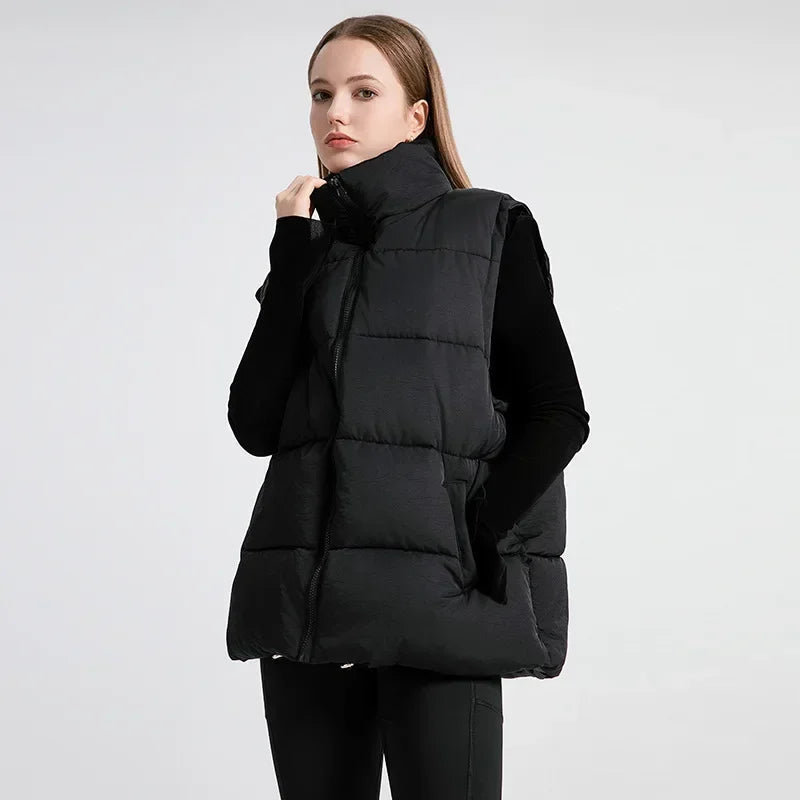 Gilet ample en duvet de canard Eilara pour femme | Chaud et hiver 4