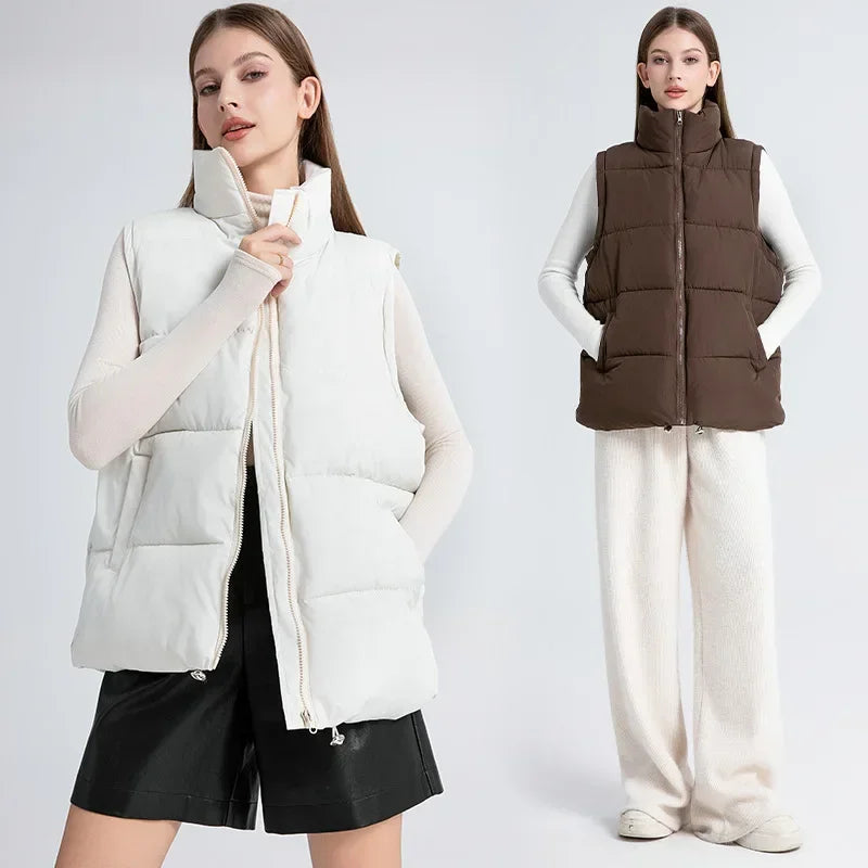 Gilet ample en duvet de canard Eilara pour femme | Chaud et hiver 7