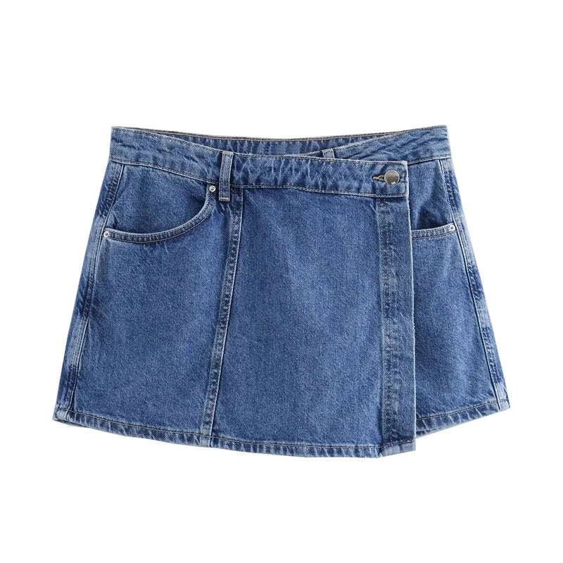 Mujia Chemises en Jean Femme Courtes Décontractées | Stylées, Confortables, Y2K 6