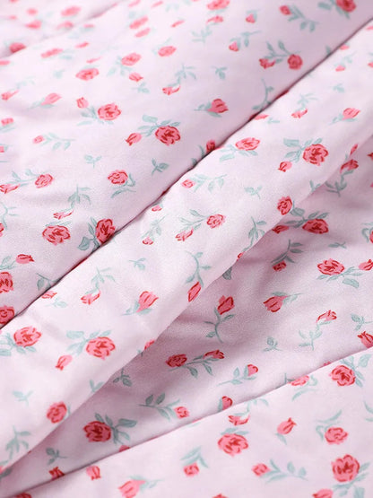 Veste matelassée Florina pour femme à imprimé floral | Parka à lacets 4